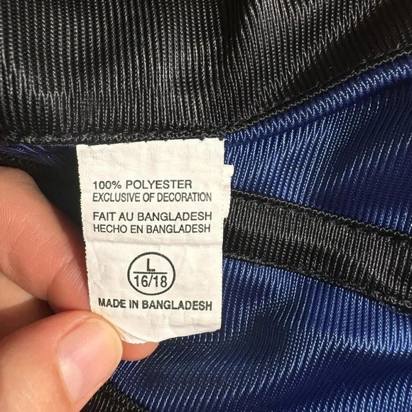 Nike Boys MLB Mets Black Blue Top Tee Reversible Muscle Sports Sleeveless Logo L - Picture 10 of 15